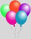 Image of colourful balloons